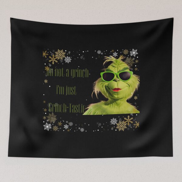 Item preview, Grinch tastic Sticker designed and sold by enamalbjerdekx.