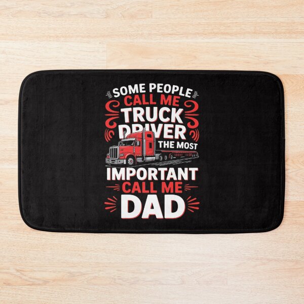 Item preview, Truck Driver Dad - Trucker Trucking Semi Truck Driver designed and sold by teltvitossuilea.