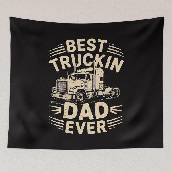 Item preview, Truck Driver Best Trucking Dad Ever Trucker Fathers Day designed and sold by teltvitossuilea.