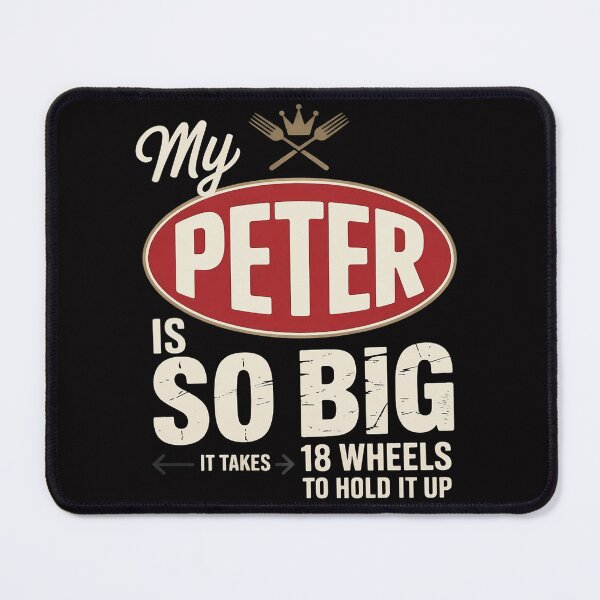 Item preview, Truck Driver - My Peter is So Big Trucker Gift designed and sold by teltvitossuilea.