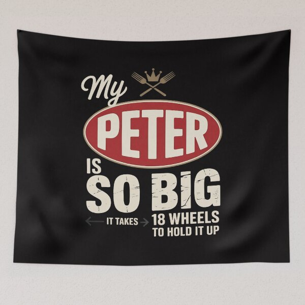 Item preview, Truck Driver - My Peter is So Big Trucker Gift designed and sold by teltvitossuilea.