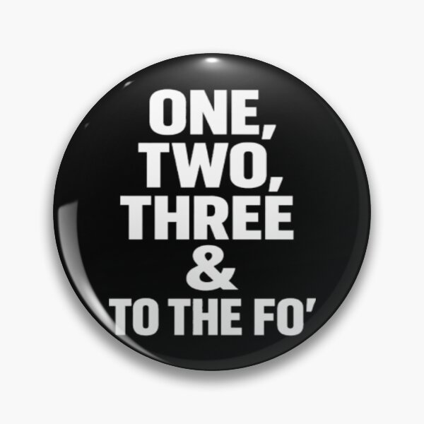 Item preview, One Two Three & To The Fo' Hip Hop Lyrics Minimalist Typography designed and sold by Mainuld1923.