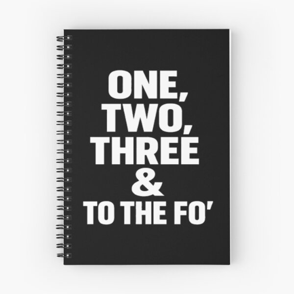Item preview, One Two Three & To The Fo' Hip Hop Lyrics Minimalist Typography designed and sold by Mainuld1923.