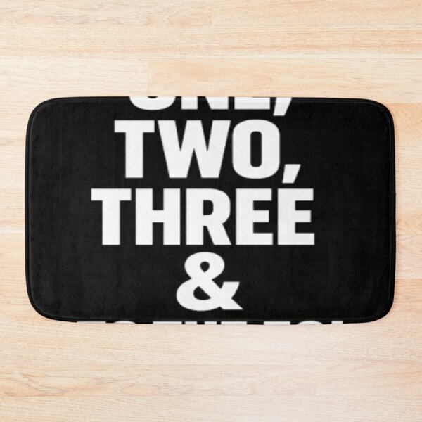 Item preview, One Two Three & To The Fo' Hip Hop Lyrics Minimalist Typography designed and sold by Mainuld1923.