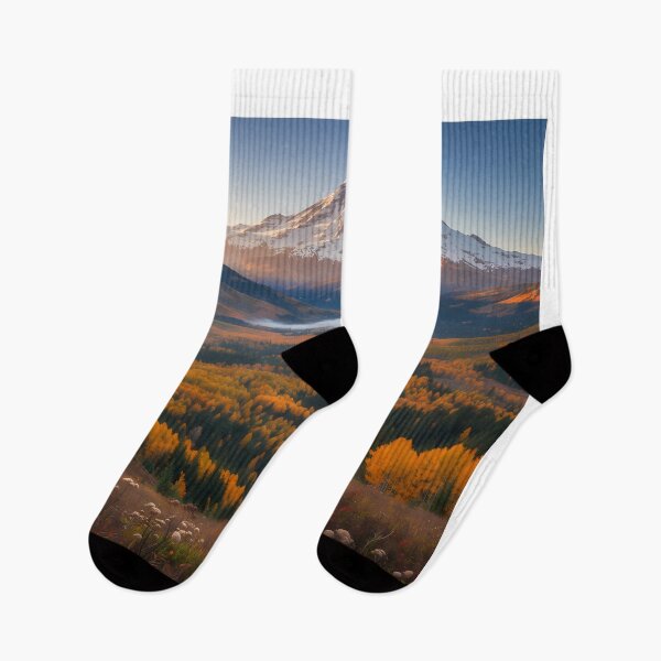 Item preview, Mount Rainier National Park Fall Landscape designed and sold by KristenosNehk.