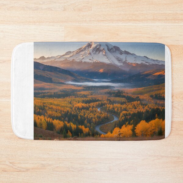 Item preview, Mount Rainier National Park Fall Landscape designed and sold by KristenosNehk.