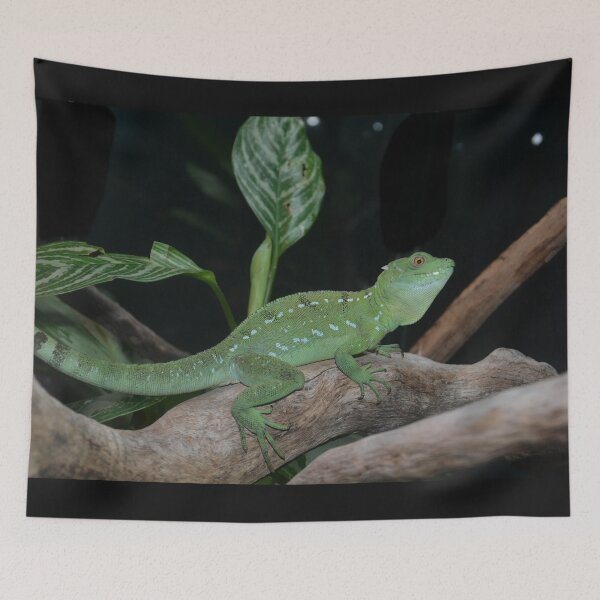 Item preview, Green Lizard on Branch designed and sold by Savannah Gibbs.