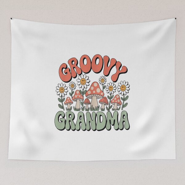 Item preview, Groovy Grandma Floral Hippie Retro Daisy Flower designed and sold by Rrettgison.
