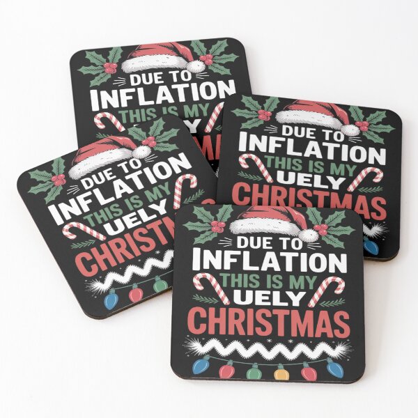 Item preview, Due to Inflation Ugly Christmas Sweaters designed and sold by genkihikki.