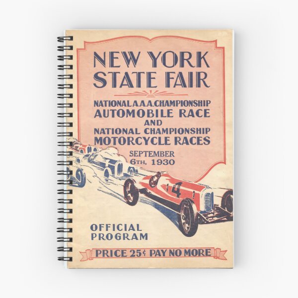 Item preview, Vintage 1930 New York State Fair Auto & Motorcycle Race designed and sold by EdGraphy.