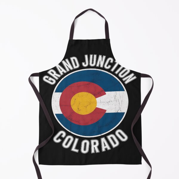 Item preview, Grand Junction Colorado Flag Circle Black Text designed and sold by lamsaoniutoi.