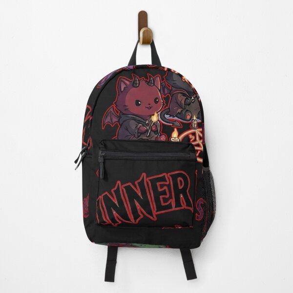 Item preview, Inner Demons Emotional Support Group - Funny Occult Cat Mental Health Art designed and sold by AdyKurniawan.