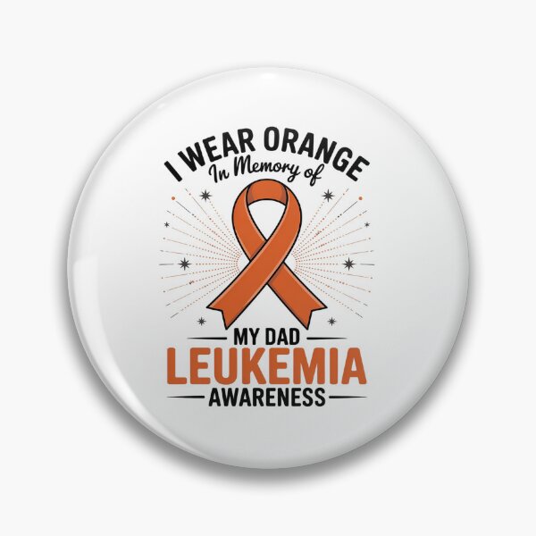 Item preview, I Wear Orange In Memory Of My Dad Leukemia Awareness Ribbons designed and sold by Rrettgison.