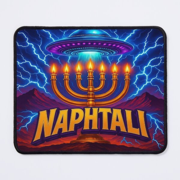 Item preview, Tribe of Naphtali Menorah | Biblical Faith Artwork designed and sold by FFPrints.