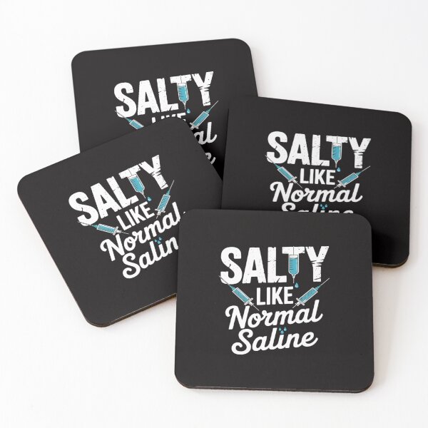 Aperçu de l'œuvre Solution saline salée comme normale, cadeau pour infirmière scolaire et thérapeute créée et vendue par chaeningplan.