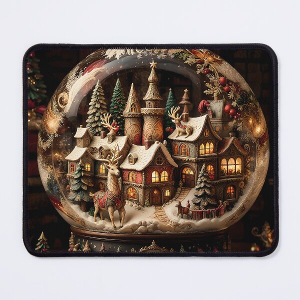 Item preview, Snowglobe Village designed and sold by Ilona Abou-Zolof.