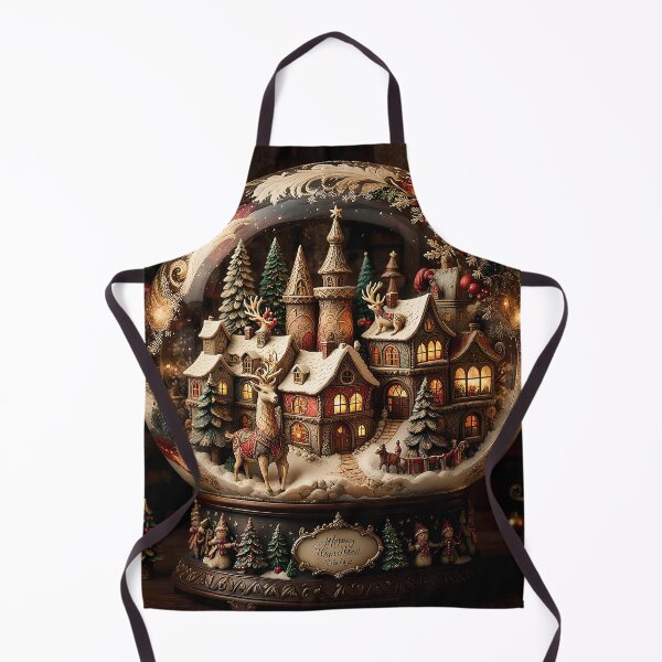 Item preview, Snowglobe Village designed and sold by Ilona Abou-Zolof.