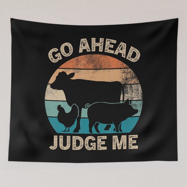 Item preview, Go Ahead Judge Me Livestock Show Judging Cow Pig Chicken designed and sold by kallerqptart.