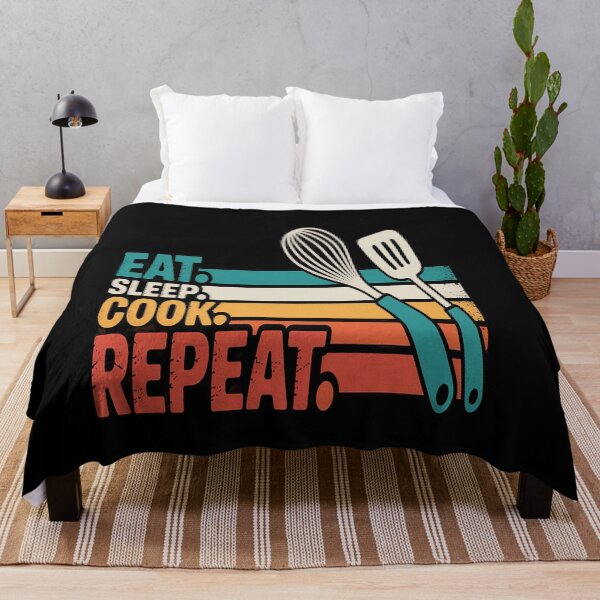 Item preview, Eat Sleep Cook Repeat Cooking Lover designed and sold by genkihikki.