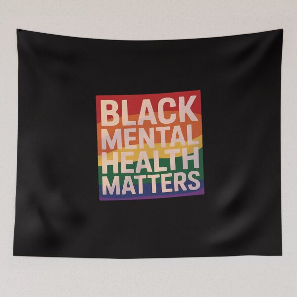 Item preview, Black Mental Health Matters Human Brain Counselor Therapist designed and sold by chaeningplan.