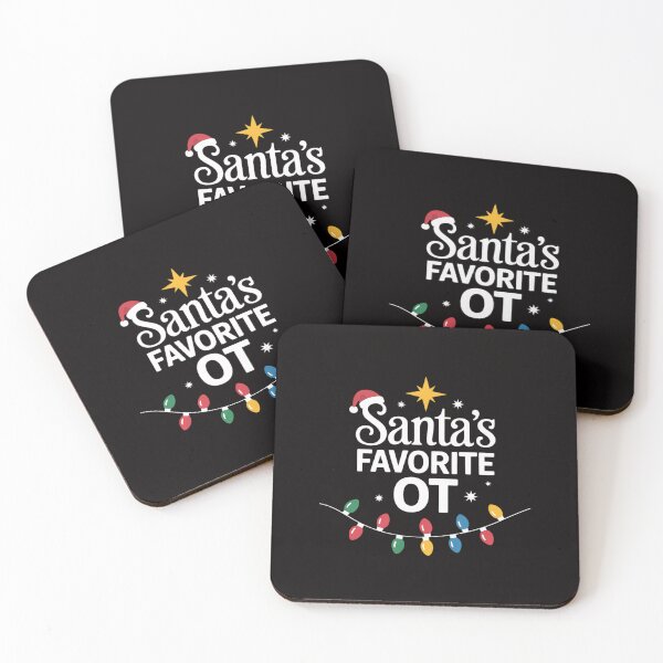 Item preview, Christmas Occupational Therapist therapy Santa's Favorite OT designed and sold by chaeningplan.