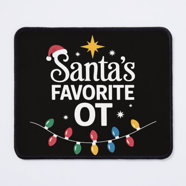 Item preview, Christmas Occupational Therapist therapy Santa's Favorite OT designed and sold by chaeningplan.