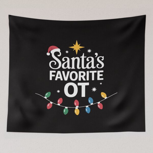 Item preview, Christmas Occupational Therapist therapy Santa's Favorite OT designed and sold by chaeningplan.