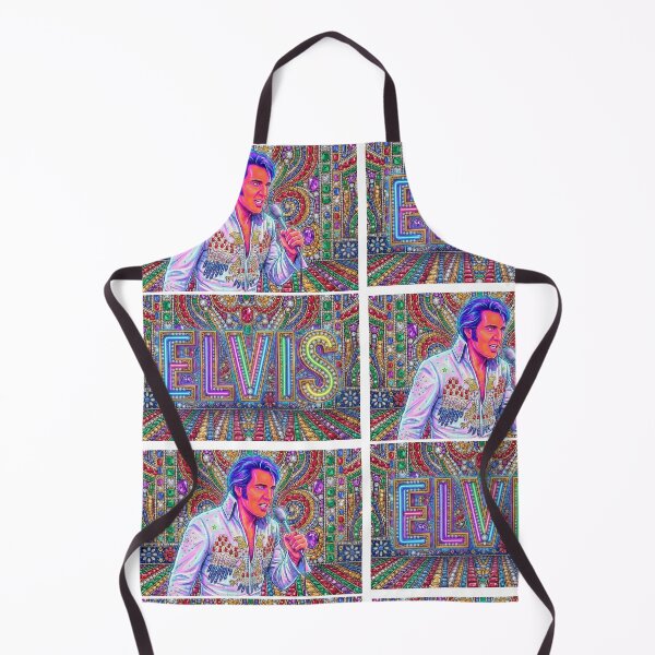 Item preview, Bejeweled Neon Elvis Design designed and sold by MattBStickers.