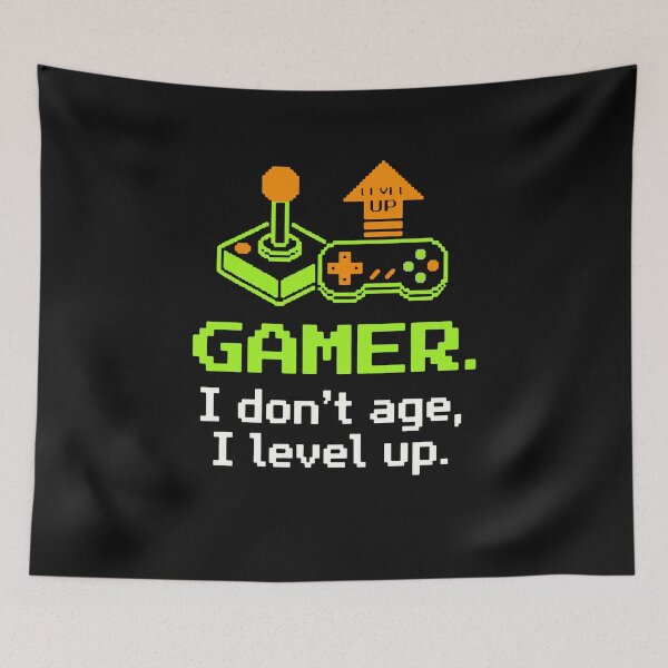 Item preview, Gamer I Don't Age I Level Up - Funny Retro Video Game Birthday Art designed and sold by AdyKurniawan.