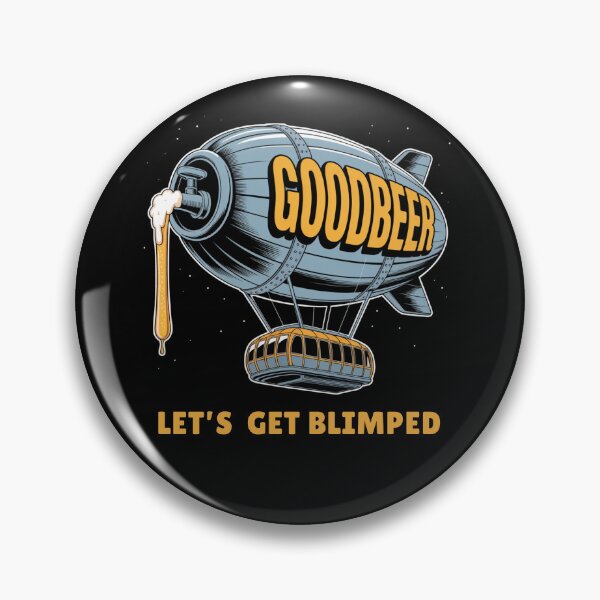 Item preview, GoodBeer Blimp - Aerial Beer Keg designed and sold by Snark Town Tees.