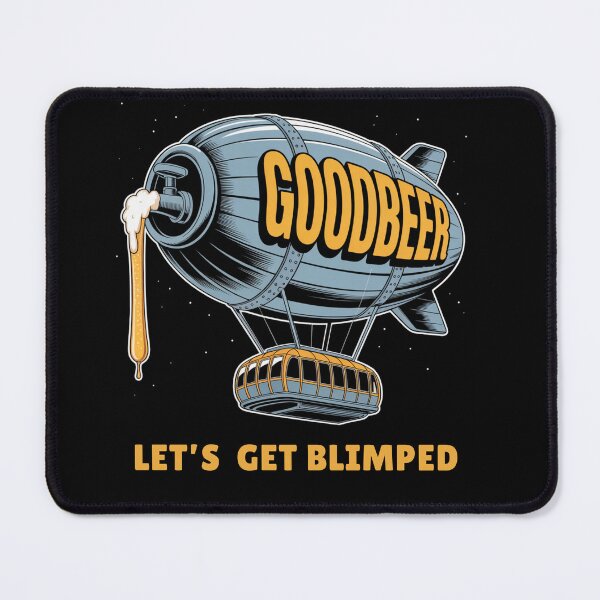 Item preview, GoodBeer Blimp - Aerial Beer Keg designed and sold by Snark Town Tees.