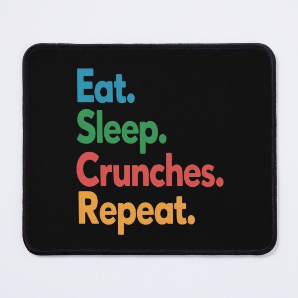 Item preview, Eat Sleep Crunches Repeat for Gym Rats and Exercise Lovers designed and sold by genkihikki.