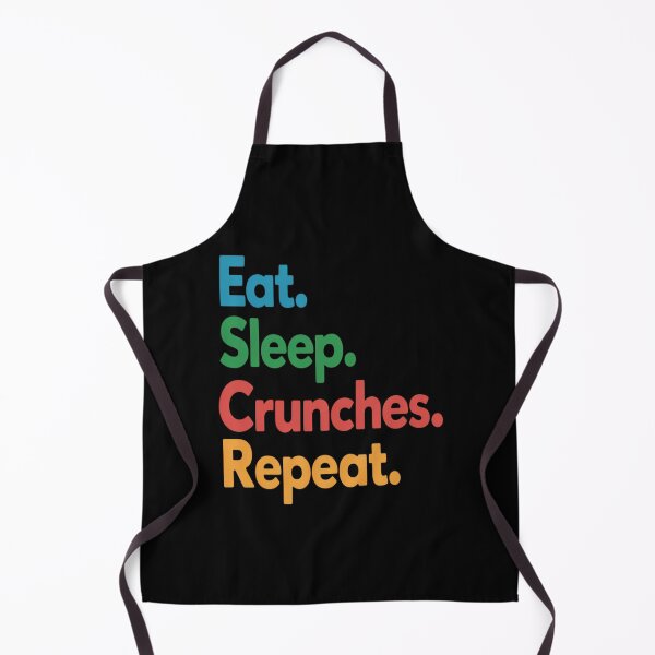 Item preview, Eat Sleep Crunches Repeat for Gym Rats and Exercise Lovers designed and sold by genkihikki.