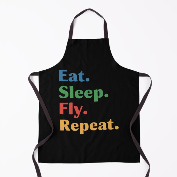 Item preview, Eat Sleep Fly Repeat - Travellers, Pilots & Aviation Lovers designed and sold by genkihikki.