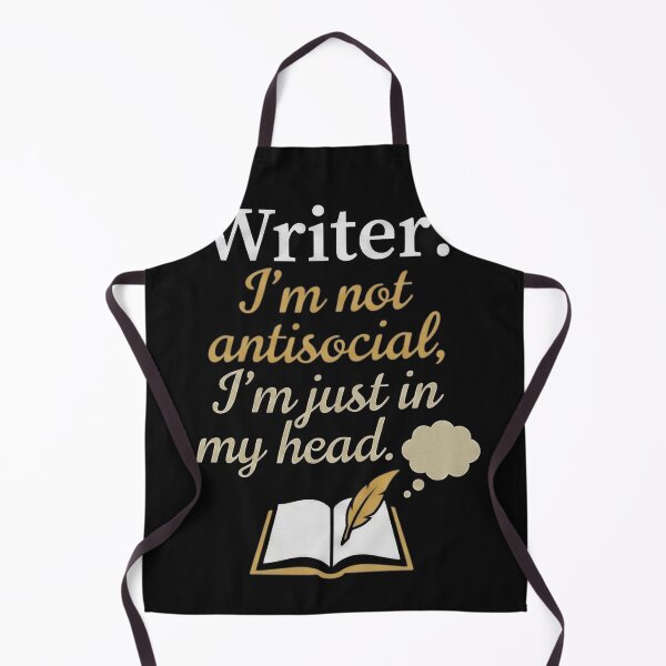 Item preview, Writer I'm Not Antisocial I'm Just In My Head - Funny Author Introvert Art designed and sold by AdyKurniawan.