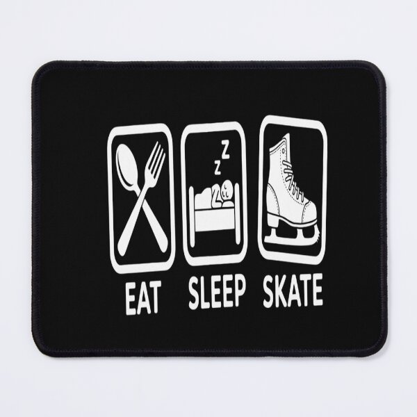 Item preview, Eat Sleep Skate Repeat Ice Skating Life Minimal Style designed and sold by genkihikki.