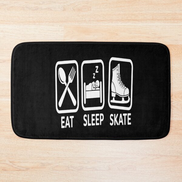 Item preview, Eat Sleep Skate Repeat Ice Skating Life Minimal Style designed and sold by genkihikki.