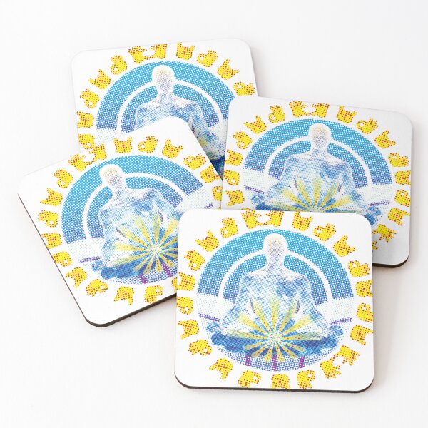 Item preview, Zen Frequency: The Vibrating Meditator - LUIOLab Pop Art designed and sold by homybear.