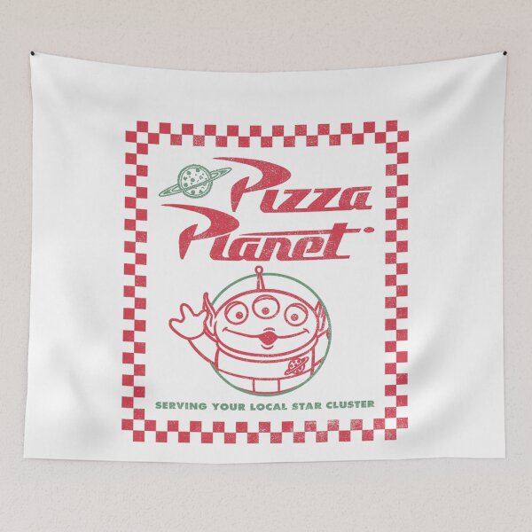 Item preview,  Toy Story Alien Pizza Planet Box Art designed and sold by TrippAnge.