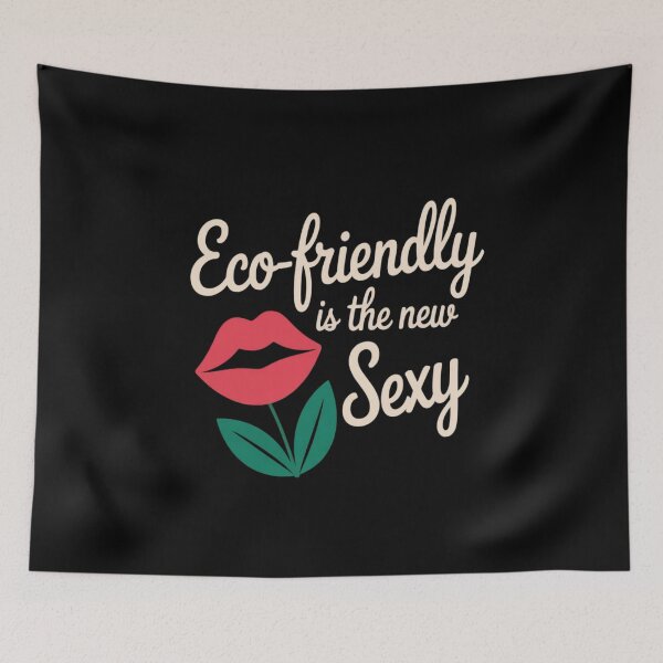 Item preview, Eco-Friendly Is The New Sexy Sustainable Lip Print designed and sold by ProudForFunny.
