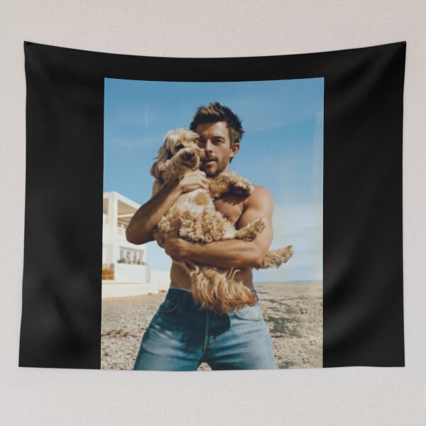 Item preview, Jonathan Bailey Sun Kissed Beach Vibes With Cute Dog designed and sold by JayliIvan.