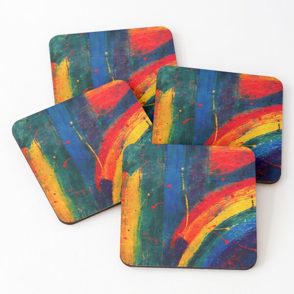 Item preview, Vivid Expression – Colorful Abstract Art Unique Print designed and sold by ArtsyGlaze.