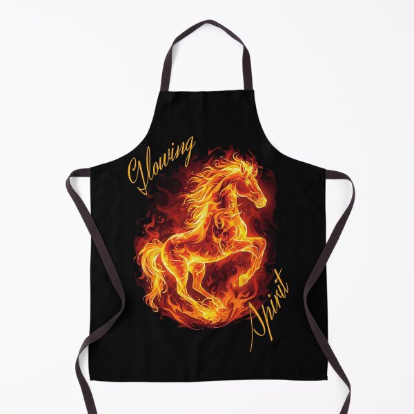 Item preview, Glowing Spirit Fire Horse 2026 Zodiac designed and sold by EmpoweredEchoesSpirit.