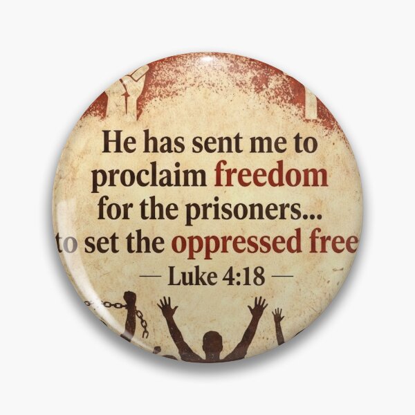 Item preview, Luke 4:18 Proclaim Freedom Christian Liberation designed and sold by danbanks721.