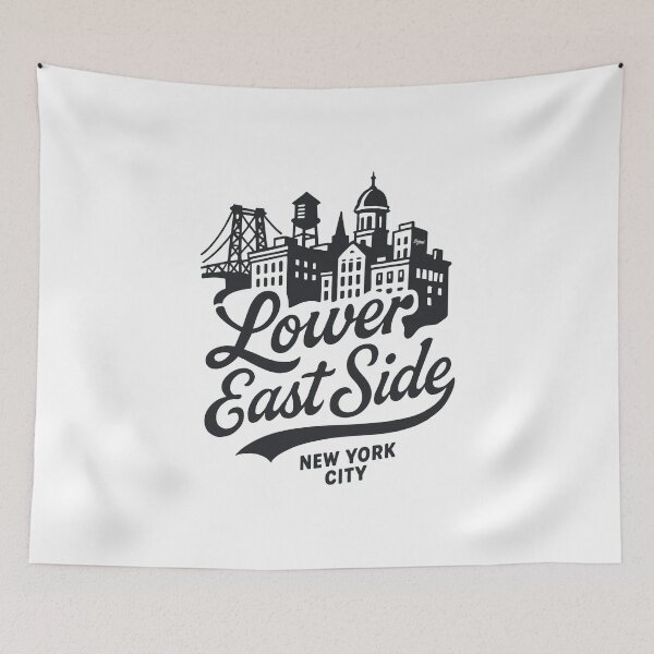 Item preview, Lower East Side Manhattan New York Streets designed and sold by Boogosh.