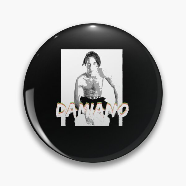 Item preview, Damiano David Glitch Typography & Shirtless Portrait - Edgy Streetwear Art designed and sold by JayliIvan.