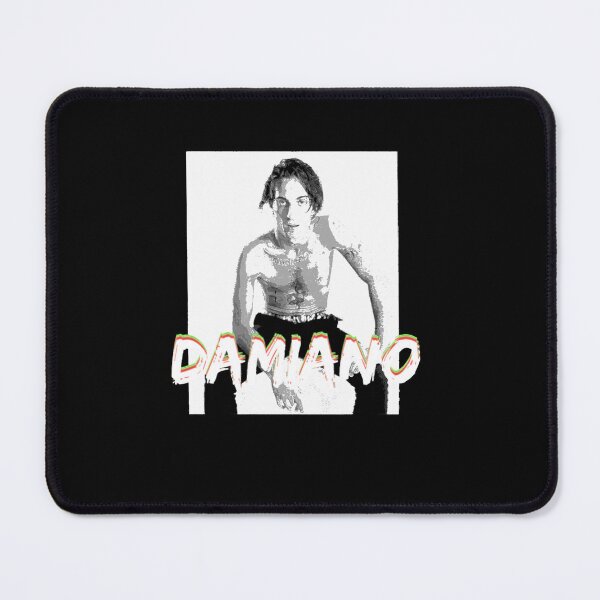 Item preview, Damiano David Glitch Typography & Shirtless Portrait - Edgy Streetwear Art designed and sold by JayliIvan.