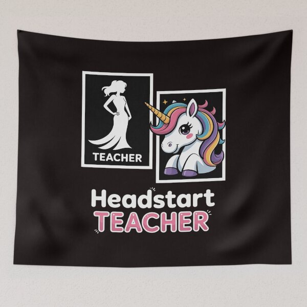 Item preview, Early Head Start Teacher Unicorn Head Start designed and sold by lavethediso.