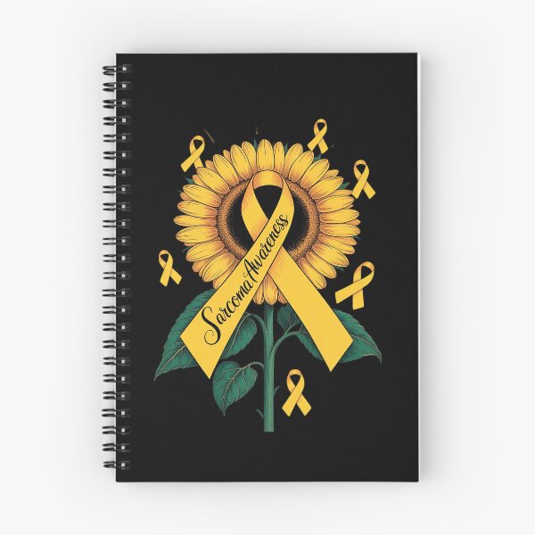 Item preview, Sarcoma Cancer Awareness Yellow Ribbon Sunflower designed and sold by Rrettgison.