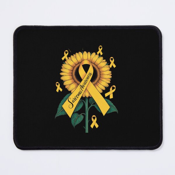 Item preview, Sarcoma Cancer Awareness Yellow Ribbon Sunflower designed and sold by Rrettgison.